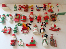 Lote de enfeites de Natal de madeira Nordic Country CottageCore linha superior precisa funcionar comprar usado  Enviando para Brazil