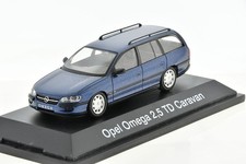 OPEL Omega B 2.5 TD Caravan Blue metallic 1996 1/43 SCHUCO 04033 comprar usado  Enviando para Brazil
