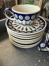 Polish pottery teacups for sale  Buffalo