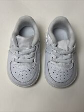 Tênis Nike Force 1 berço botinhas tamanho 4C bebê infantil triplo branco CK2201 100 comprar usado  Enviando para Brazil