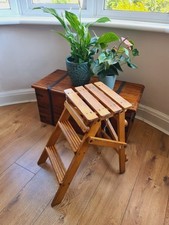Vintage stepladder wooden for sale  OXFORD