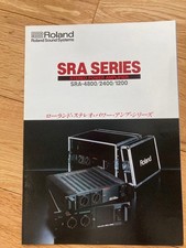 Roland SRA Series Stereo Power Amplifier Catalog 1984 Vintage Japan Shipping comprar usado Roland SRA Series Stereo Power Amplifier Catalog 1984 Vintage Japan Shipping comprar usado  Enviando para Brazil