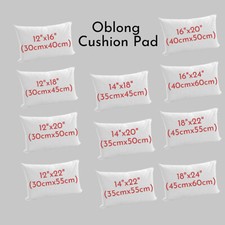 Oblong cushion pad for sale  ROCHDALE