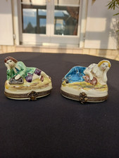 Petites boites porcelaine d'occasion  France
