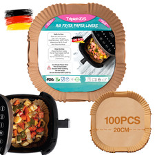 Usado, Bestpreis Airfryer Backpapier für Heißluftfritteuse Non-Stick Triple k&s comprar usado  Enviando para Brazil