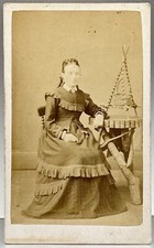 Cdv woman leaning for sale  Fort Collins