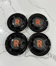 Usado, Tampas de centro de roda flutuante 4 peças para Rolls Royce (preto e laranja) | ОEМ FIT comprar usado  Enviando para Brazil