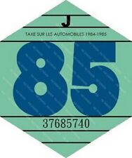 Vignette fiscale 1985 d'occasion  Paris I