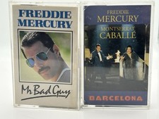 Freddie Mercury Mr Bad Guy 1985 Cassette + Barcelona Single Queen, usado comprar usado  Enviando para Brazil