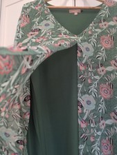 Vestido feminino plus size floral 2xl. Lindo verde e rosa.    comprar usado  Enviando para Brazil
