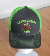 Boné Snapback Cajun Corner Bar Bolas de Mesa de Sinuca Cinza Verde Neon Richardson comprar usado  Enviando para Brazil