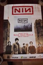 Używany, Nine Inch Nails - With Teeth PLAKAT PROMO RARE POLISH 16" x 23" na sprzedaż  PL