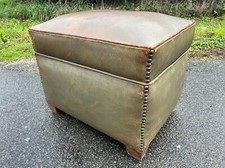 Pouf cuir ancien d'occasion  Évry