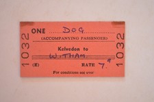 Railway dog ticket for sale  BANBURY