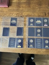 Plastic coin pages for sale  WITHAM