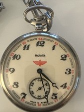 Molnija pocket watch usato  Ronco Scrivia