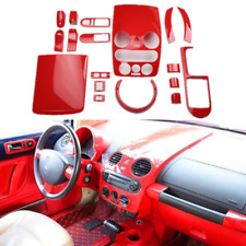 ABS vermelho para VW Beetle 2003-2010 painel interior decoração kit de acabamentos de capa comprar usado  Enviando para Brazil