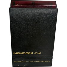 Receptor de fone de ouvido estéreo infravermelho vintage Memorex CS-40 comprar usado Receptor de fone de ouvido estéreo infravermelho vintage Memorex CS-40 comprar usado  Enviando para Brazil