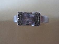 Bague argent rhodié d'occasion  La Tour-d'Aigues