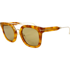 Óculos de sol Tom Ford FT0541 ALEX 02 unissex plástico 53E loiro Havana 51-25 almofada de nariz comprar usado  Enviando para Brazil