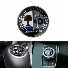 Usado, AMG 29mm Logo Mercedes Benz Multimedia Aufkleber Sticker Emblem Abzeichen comprar usado  Enviando para Brazil