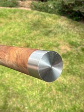 Walnut handrail stainless for sale  MILTON KEYNES