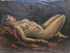 Dipinto olio tavola usato  Roma