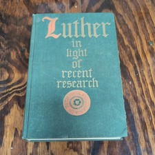RARE 1916 BOOK:  "LUTHER IN LIGHT OF RECENT RESEARCH ~Heinrich Bohmer comprar usado  Enviando para Brazil