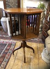 Antique walnut revolving for sale  LONDON