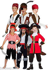 Usado, Meninos Pirata Vestido extravagante Fantasias Childrens Crianças Livro Semana Halloween idades de 3-13 comprar usado  Enviando para Brazil