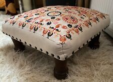 Vintage tapestry footstool for sale  BRIGG