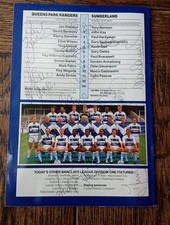 Qpr signed x11 for sale  SHOREHAM-BY-SEA