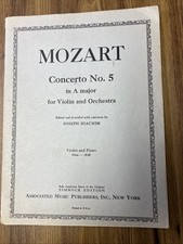 Mozart concerto violin for sale  Valentine