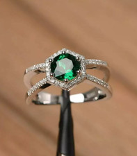 Anelli fidanzamento moissanite usato  Spedire a Italy