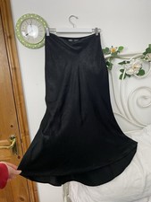 Zara black satin for sale  HINDHEAD