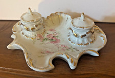 Ancien encrier porcelaine d'occasion  Les Pennes-Mirabeau
