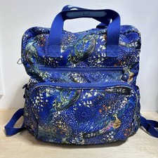 Mochila Kipling Audra Fraldas Estampa Pavão Multicolorida Azul comprar usado  Enviando para Brazil