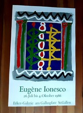 Affiche lithographique ionesco d'occasion  Bitche