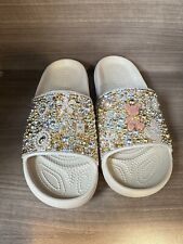 Slides femininos clássicos Bling Crocs tema marrom personalizados tamanho 7 comprar usado  Enviando para Brazil