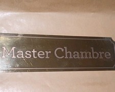 Solid brass master for sale  CLEVEDON