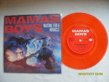 MAMA'S BOYS WAITING FOR A MIRACLE JIVE RECORDS UK 7" RED VINYL  SINGLE in P/S, usado comprar usado  Enviando para Brazil