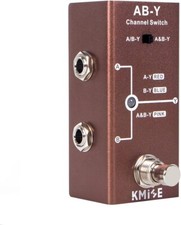 Usado, Pedal Kmise ABY, seletor de linha de caixa interruptor AB, pedal de efeitos de guitarra elétrica Mini S comprar usado  Enviando para Brazil