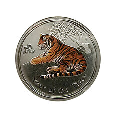 Lunar silbermünze tiger gebraucht kaufen  Nürnberg