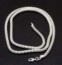 Hermoso adorable collar de cadena de plata de ley 925 hecho a mano para regalo segunda mano  Embacar hacia Mexico