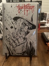 Birth of a Slasher Freddy vs Jason Kirkham SDCC Sketch Ltd 50 Blood Sig certificado de autenticidade comprar usado  Enviando para Brazil