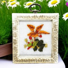 Frog crewel framed for sale  Tempe