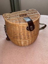 Wicker fishing creel for sale  COLEFORD