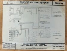 Original lucas reliant for sale  WARRINGTON