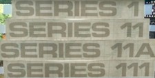 Series sticker decal for sale  WISBECH