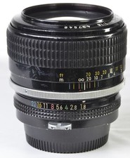 Lente Nikon Nikkor 85mm f/1.8 Ai convertida vintage 1976 foco manual comprar usado  Enviando para Brazil
